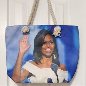 Vintage Michelle Obama Tote Bag